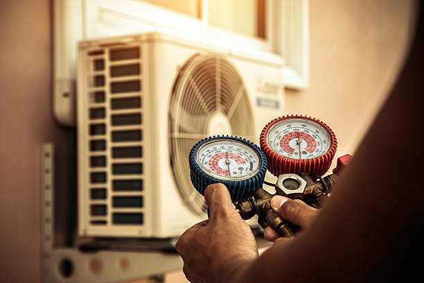Professional Heat Pump Repair technician working in Brookhaven, MS